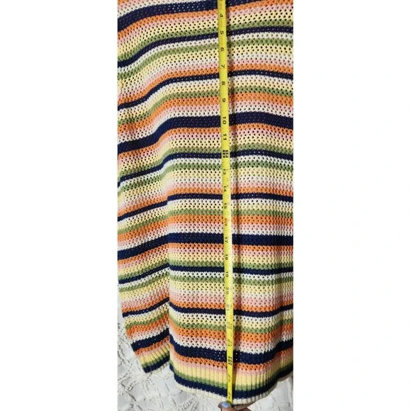 Eloquii Striped Knit Multicolored Blouse – Size 18 - Picture 8 of 10